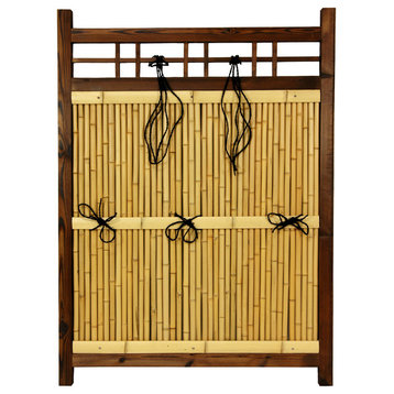 4'x3' Japanese Bamboo Kumo Fence