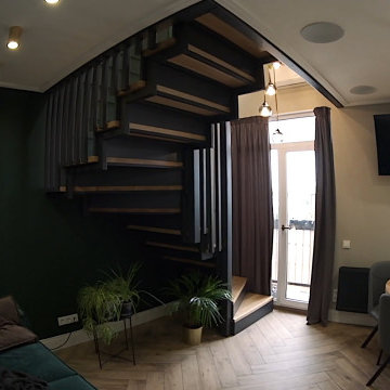 Two-storey apartment with terrace. Двухэтажная квартира с террасой
