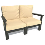 Highwood USA - Bespoke Loveseat, Driftwood/Black - Welcome to highwood.  Welcome to relaxation.