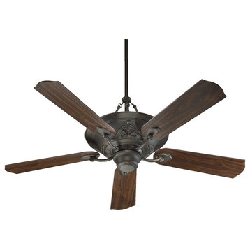 56" 5-Blade Salon Ceiling Fan, Oiled Bronze