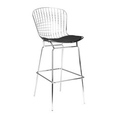 Poly and Bark - Poly and Bark Morph Bar Stool, Black - Bar Stools and Counter Stools