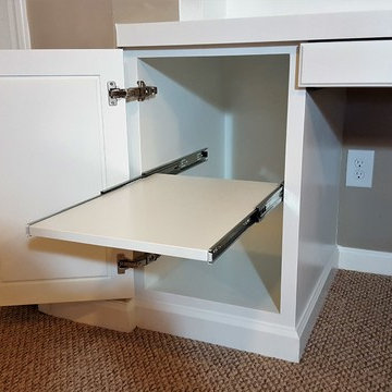 Built-in Desk with Bookcase