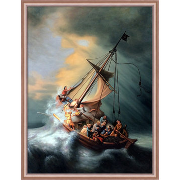 La Pastiche The Storm on the Sea of Galilee With Frame, 33"x43"