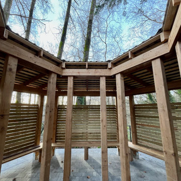 Open center offers connection with the natural elements
