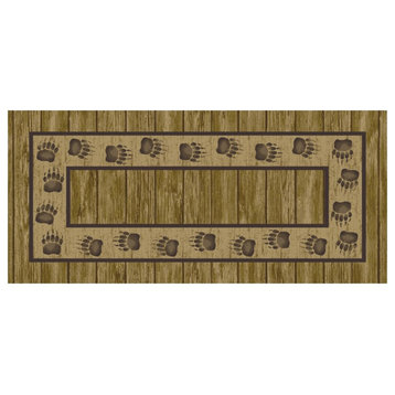 Cozy Cabin Trackside Lodge Accent Rug