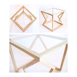 Alex Drew & No One - TWO DIAMONDS SIDE TABLE DETAIL - Side Tables And End Tables