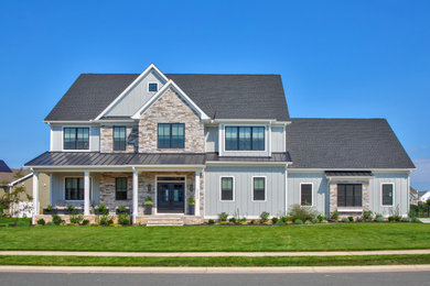 Example of an exterior home design in Other