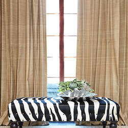 Hand-Woven Silk Drapery - Curtains