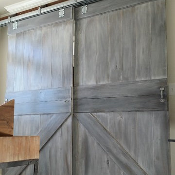 Shiplap Double Sliding Barn Doors