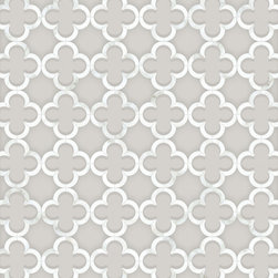 Madison Waterjet Glass & Stone Mosaic - Wall And Floor Tile