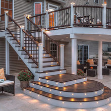 Backyard deck and patio