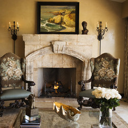 Living Room Fireplaces - Fireplace Mantels