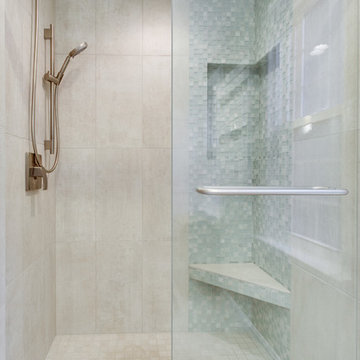 Transitional Bathroom Remodel - Master & Powder Takoma Park MD