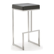 Ferrara Steel Barstool (Set of 2) - Gray