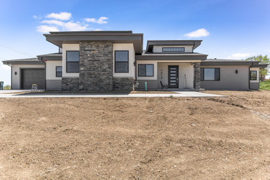 Contemporary exterior home idea in Denver