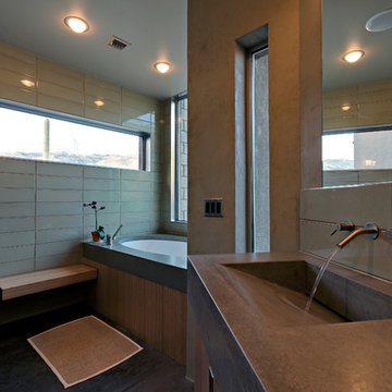 modern bathroom for two