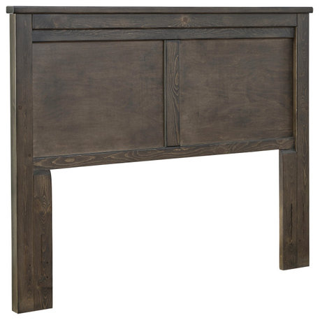 River Oaks Queen Panel Headboard, Saddle Brown