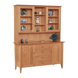 Classic Shaker Large Buffet & Hutch - Buffets And Sideboards