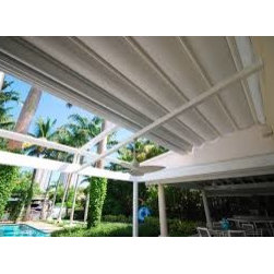 Louvered and retractable patio structures - Products
