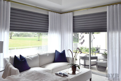 Clean and Elegant window treatment project