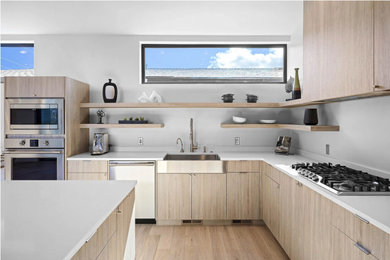 Minimalist kitchen photo in Other
