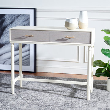 Grace 2 Drawer Console Table White