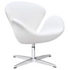 Arne Jacobsen Swan Lounge Chair, White