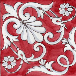 Handm&aring;lat kakel - 商品