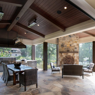 Lake Oconee Outdoor Grill Area