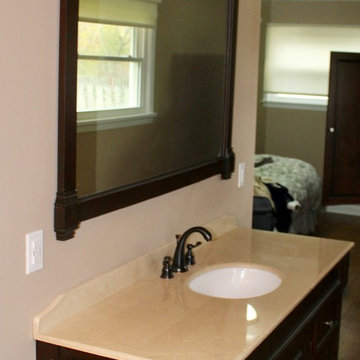 Bathroom with Custom-built Walk-in Shower