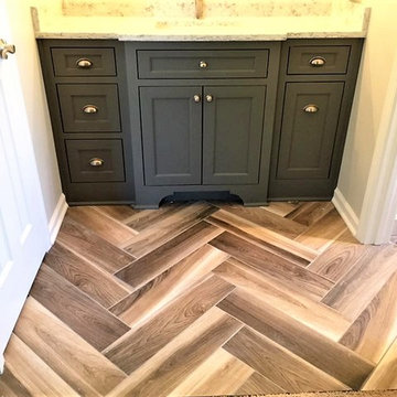 Lenexa Elegant Double Bathroom Renovation
