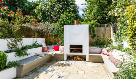 9 Brilliant Built-in Garden Benches
