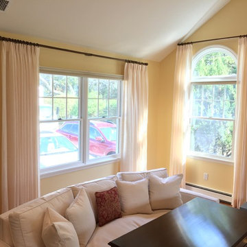 Linen Sheer Draperies - East Marion, NY