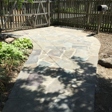 Irregular Flagstone Walkway in Kensington MD