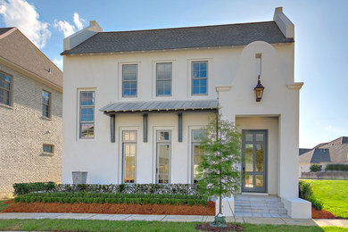 Transitional home design photo in New Orleans
