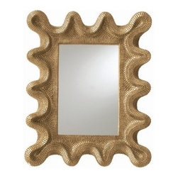 Baroque Gold Leaf Mirror - Wall Mirrors