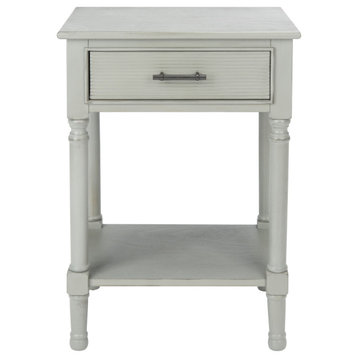 Safavieh Ryder 1 Drawer Accent Table, Distressed/Grey