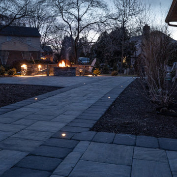 Wood Burning Stone Veneer Fire Pit