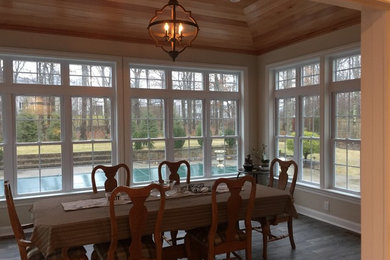 Inspiration for a transitional home design remodel in New York