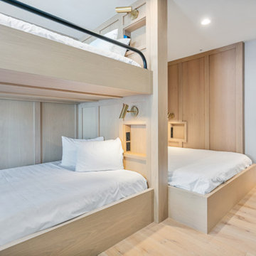 Bunk Beds with Timber Posts in a Deer Valley Kids Room