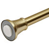 Utopia Alley Adjustable 72-Inch Shower Curtain Tension Rod, Gold