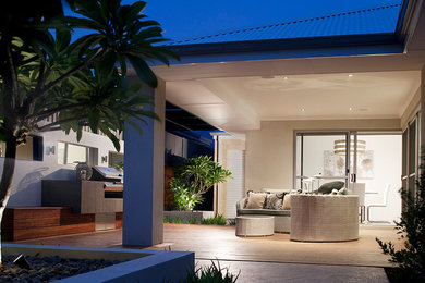 This is an example of a contemporary patio in Perth.