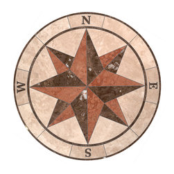 Oshkosh Designs Alhena Inlay Medallion - Flooring