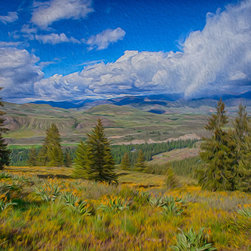 Spring Rain Across a Valley - Products