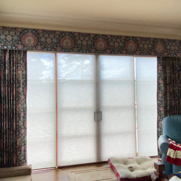 Draperies with Cornice