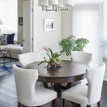 Opulent Lakeshore Condo Design: Dining Room