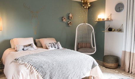 Avant/Après : Une chambre onirique pour une fillette de 10 ans
