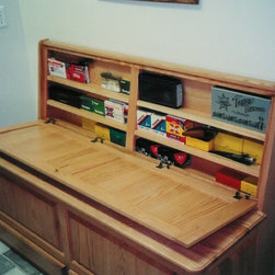 Gun Cabinet Open - Living Room Chairs