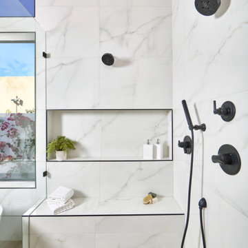 Marvel Calacatta Apuano Porcelain Shower