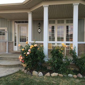 Aluminum and Glass Porch Railings - 118